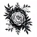 minimal proverbs 3:5-6 tattoo design idea