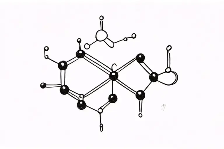 thc molecule tattoo design tattoo design idea
