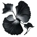 Ginkgo tattoo design idea