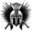 300 spartan tattoo design idea