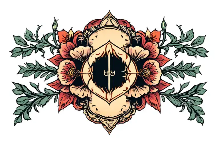 4 Stoic Virtues tattoo design idea