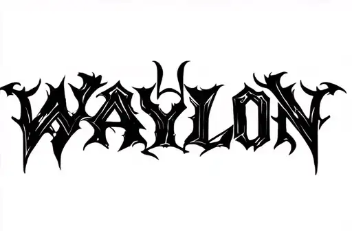 "Waylon" tattoo design idea