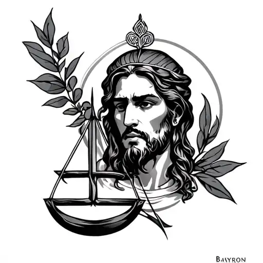 Bayron, Libra sign, Colombian, stranger legion Franci tattoo design idea