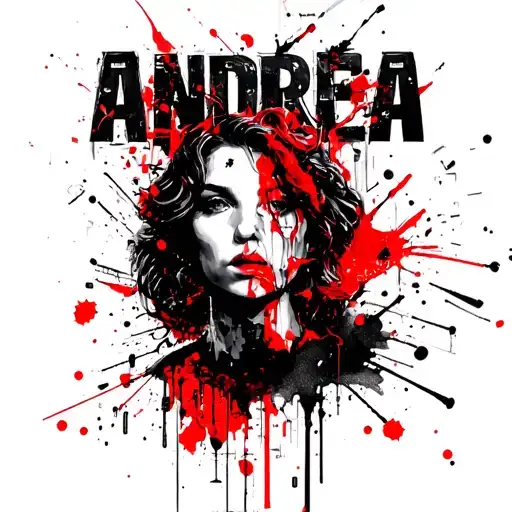 "Andrea" Morse Code tattoo design idea