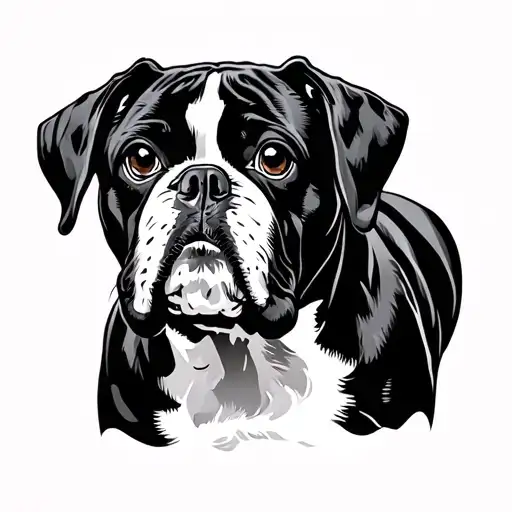Boxer tattoo design idea
