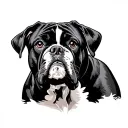 Boxer tattoo design idea