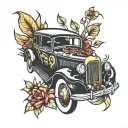 TIP Betsy Buick logo incorporated tattoo design idea