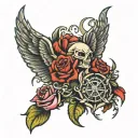 TIP Betsy Buick logo incorporated tattoo design idea