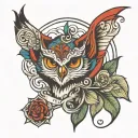 TIP Betsy Buick logo incorporated tattoo design idea