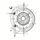 astrophysics travel philosophy tattoo design idea