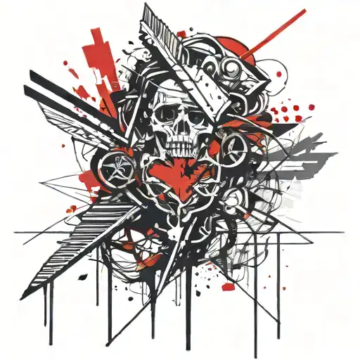 Ave cristus Rex knight tattoo design idea