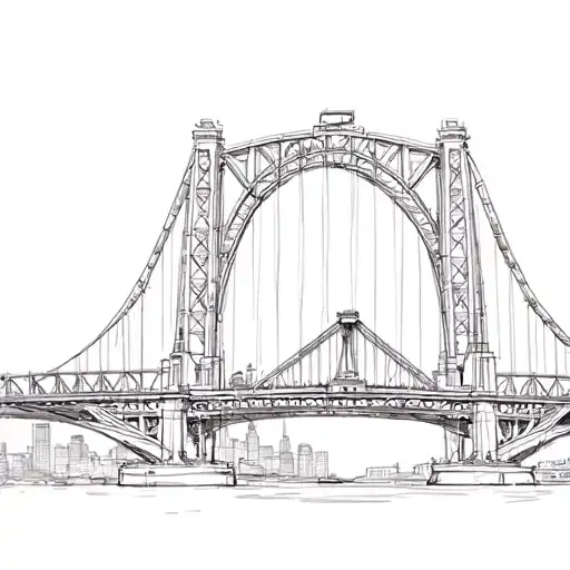 Sydney harbour Bridge tattoo design idea