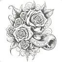 Nothing lasts forever tattoo design idea