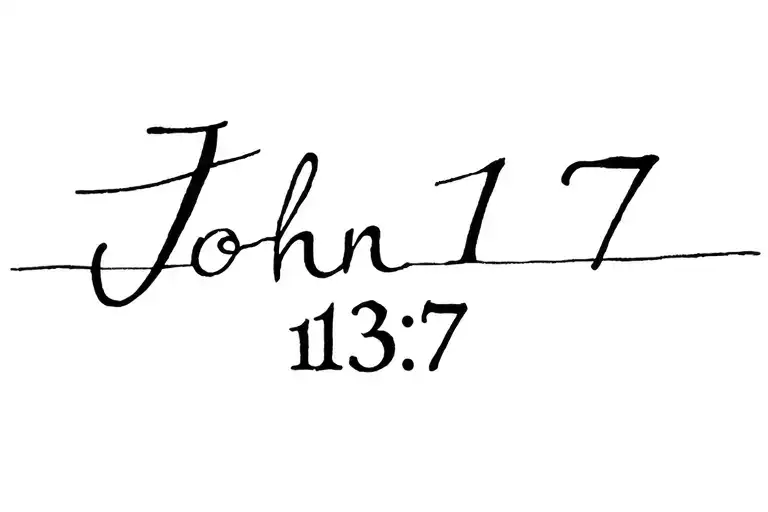 John 13:7 tattoo design idea