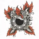 red rising book tattoo design idea