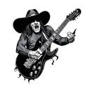 AC/DC tattoo design idea