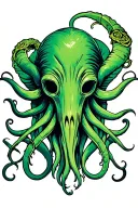 Cthulhu Head tattoo design idea