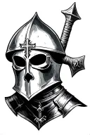 knights Templar tattoo design idea