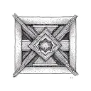 arabic geometry tattoo design idea