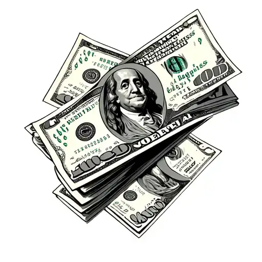 caption: money can't buy happiness but happiness definitely requires money  tattoo design idea