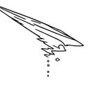 sky is falling Like a comet  tattoo design idea