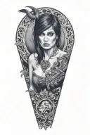 Morrigan tattoo design idea