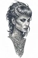 Morrigan tattoo design idea