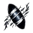 three nails  tattoo design idea