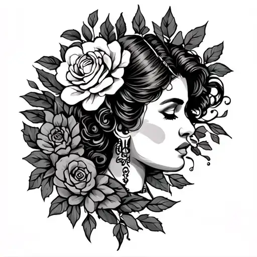 melody and maverik  tattoo design idea