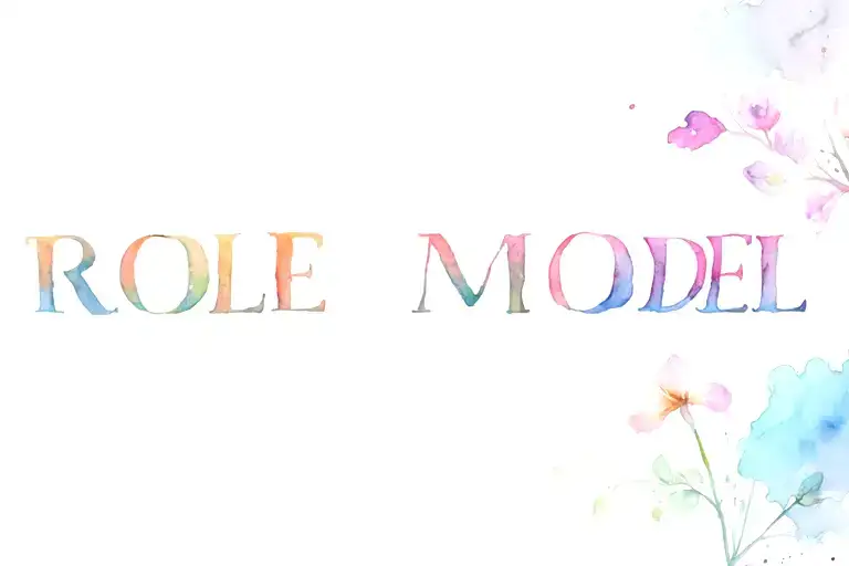 Role model tattoo design idea