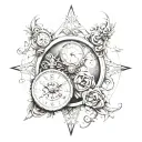 Chronos tattoo design idea