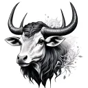 Taurus Virgo tattoo design idea