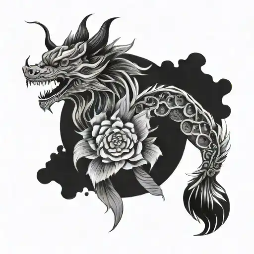 Korean tattoo design idea