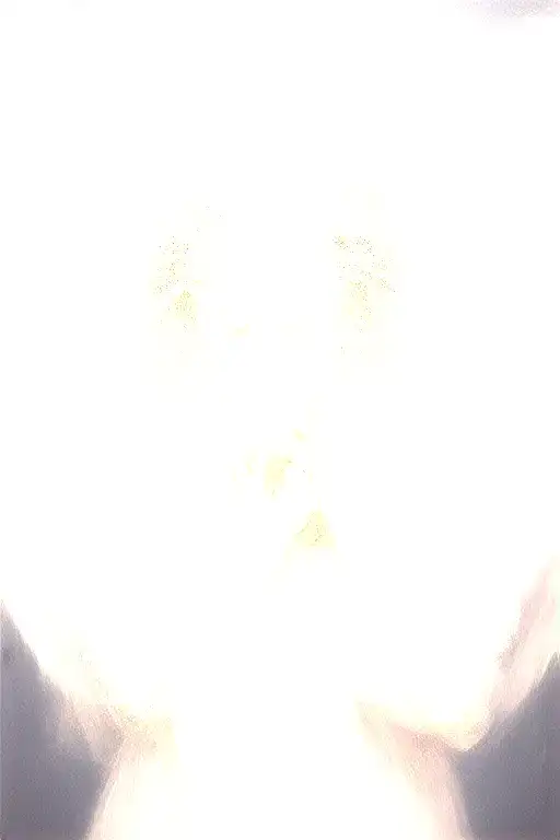 an angel with broken wings, holding her face falling apart tattoo design idea