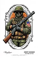Army Ranger tattoo design idea