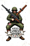 Army Ranger tattoo design idea