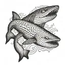 whale shark tattoo design idea