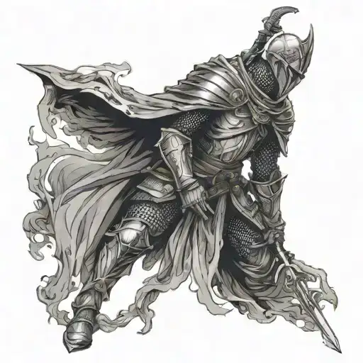 christal sage dark souls 3 tattoo design idea