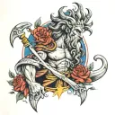 Hades Poseidon zeus tattoo design idea