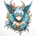 3d tattoo design idea