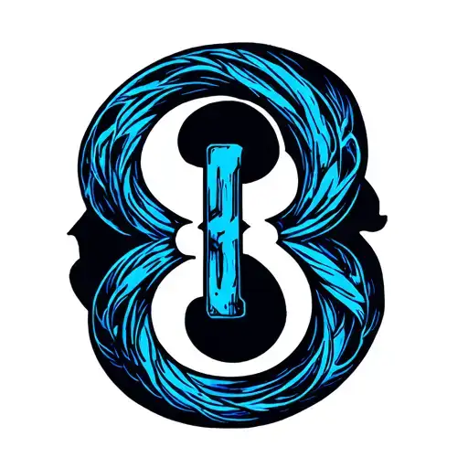 "Thomas" make the o the blue type 1 diabetes circle tattoo design idea