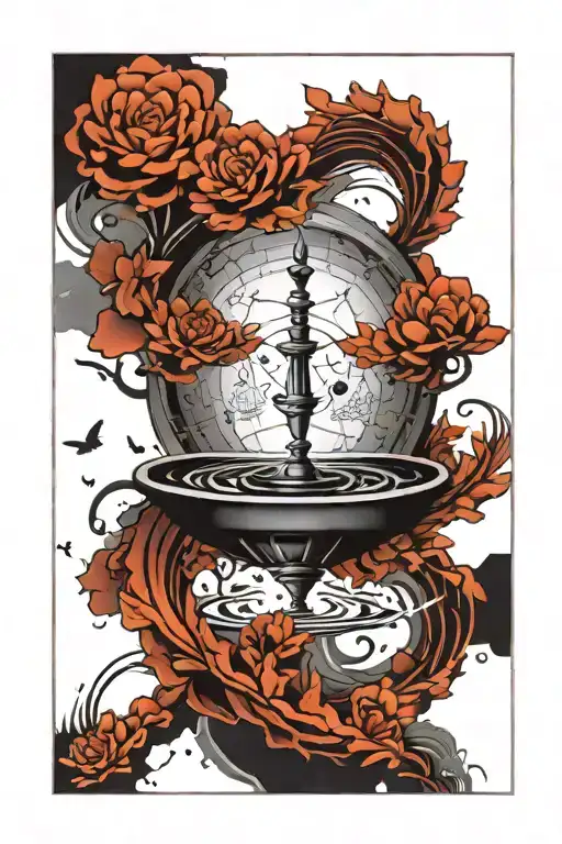 law of attraction tattoo design idea