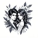 Couple Ring tattoo design idea