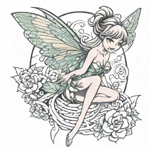 tinkerbell,nude,naked,big boods,big ass,petite,flying,flexible,,sexy,hentai,sweat,jiggle,fairy dust,  tattoo design idea