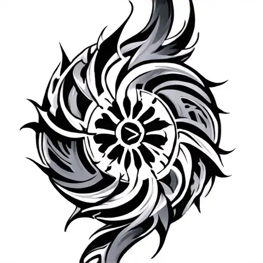 Tribal And Meanings tattoo design idea