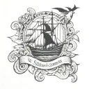 sailor jerry style tattoo design idea