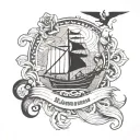 sailor jerry style tattoo design idea