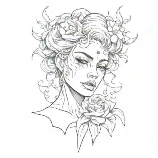 AMOR tattoo design idea