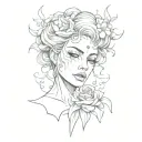 AMOR tattoo design idea