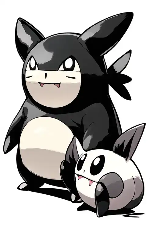 snorlax and jigglypuff tattoo design idea